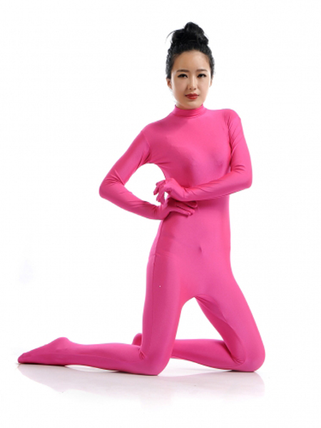 Pink Tight Fullbody Lycra Spandex Zentai Suits - Click Image to Close