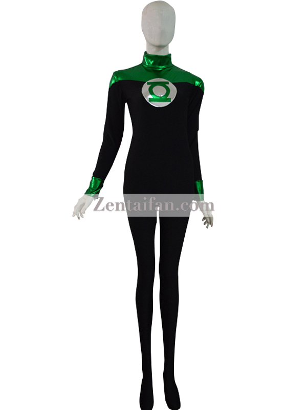 Green U0026 Black Custom Green Lantern Superhero Costume Sc 1 St ZentaiFan.com