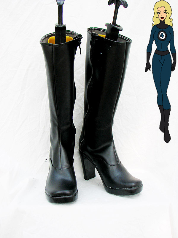 Marvel Comics Invisible Woman Superhero Cosplay Boots