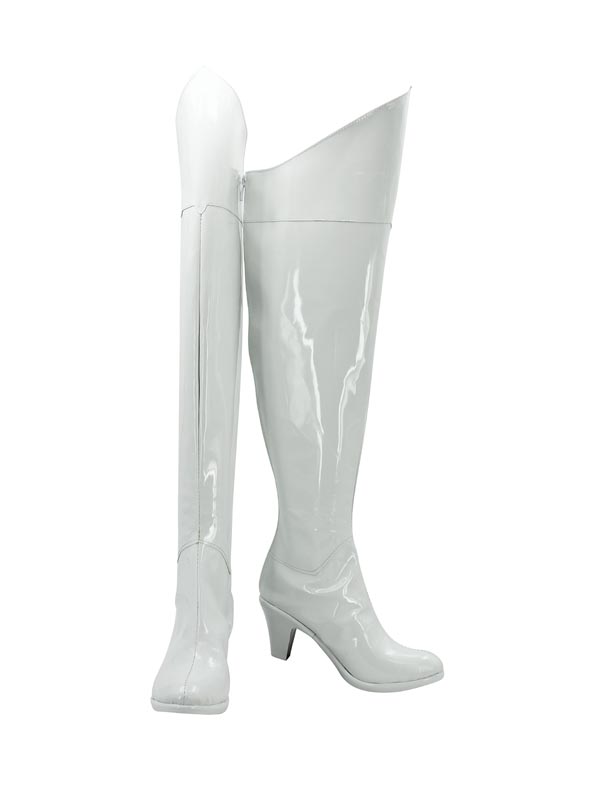 X-men White Storm Hight Heel Superhero Boots - Click Image to Close