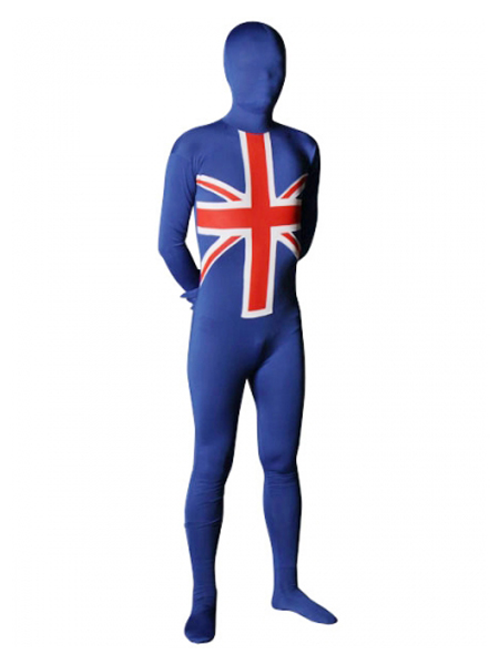 England Flag Lycra Spandex Full Body Zentai Suit