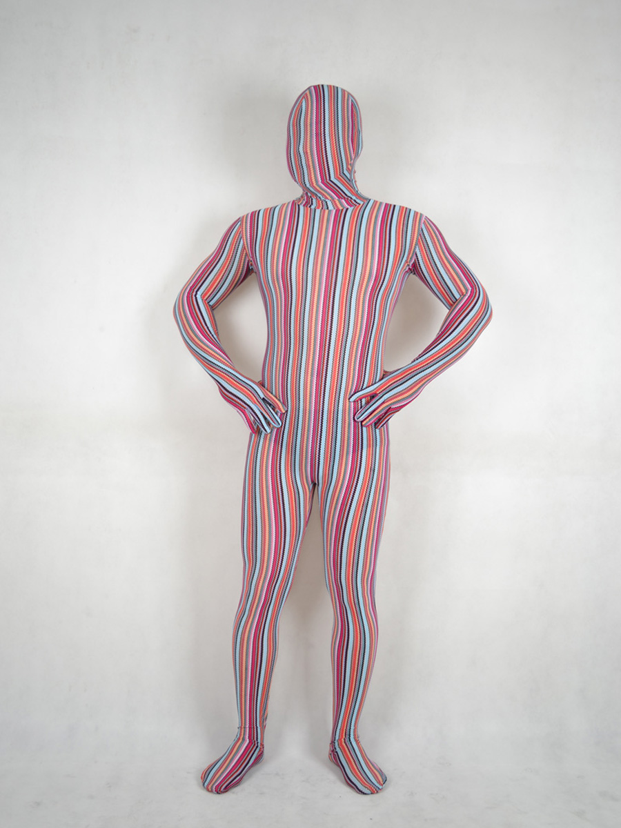 Full body colorful Camouflage Spandex Zentai Suit