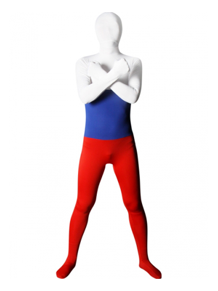 Russia Flag Lycra Spandex Full Body Zentai Suit