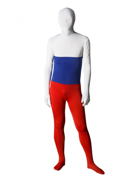 Russia Flag Lycra Spandex Full Body Zentai Suit