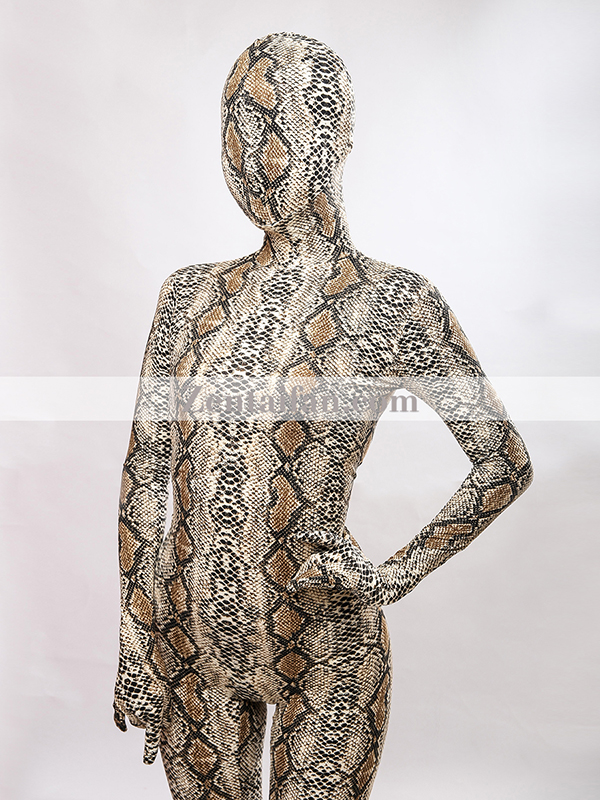 Animal Suit Sexy Fullbody Snakeskin Suit Animal Zentai