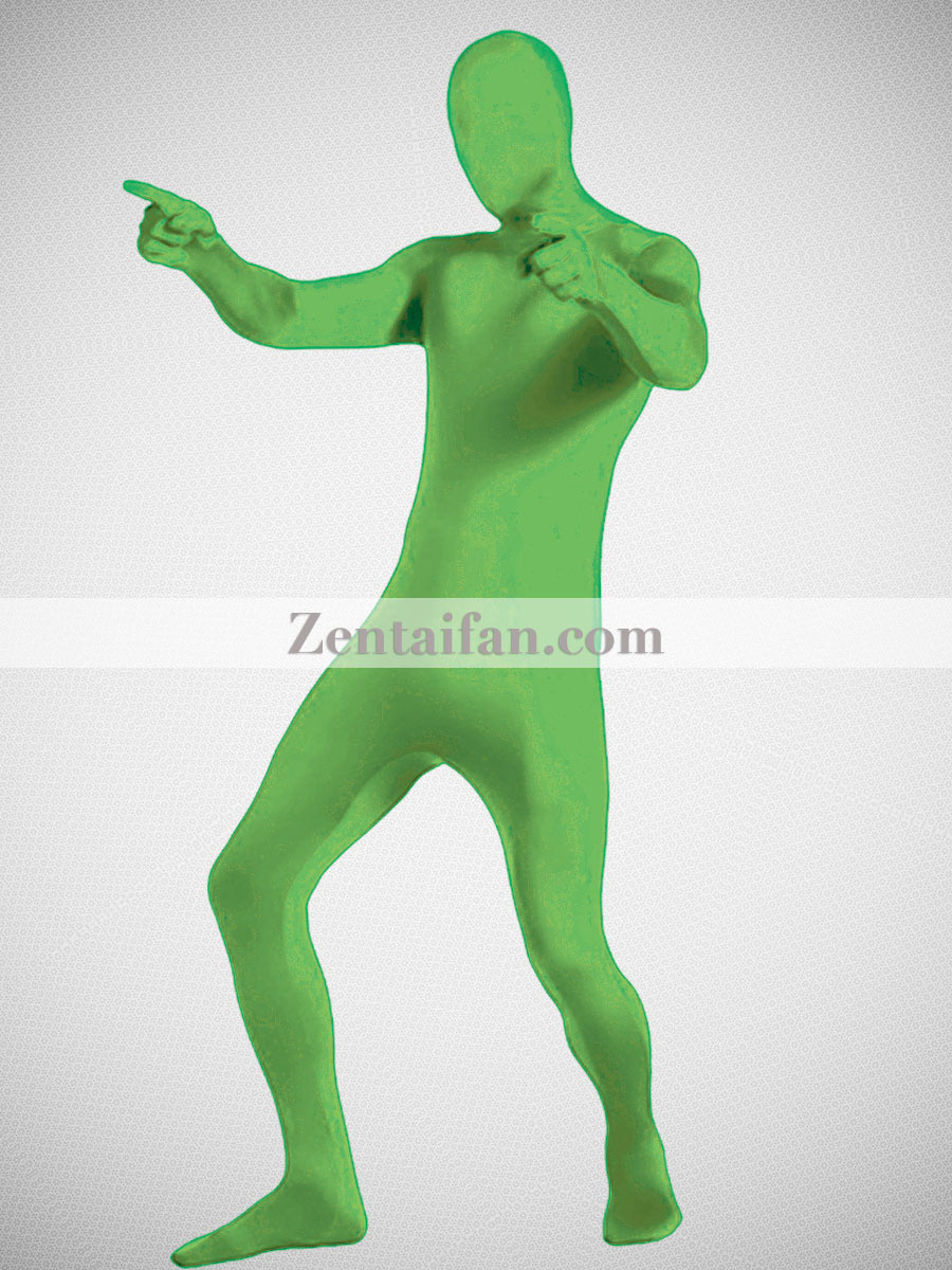 Apple Green Lycra Spandex full body Zentai