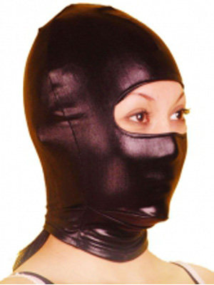 Black Open Eye Shiny Metallic Hood