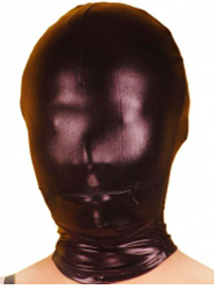 Black Shiny Metallic Hood - Click Image to Close