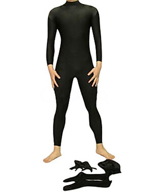 Black Unisex Spandex Lycra Zentai Suit