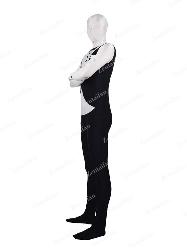Black & White Spandex/Lycra Business Suit Design Costume