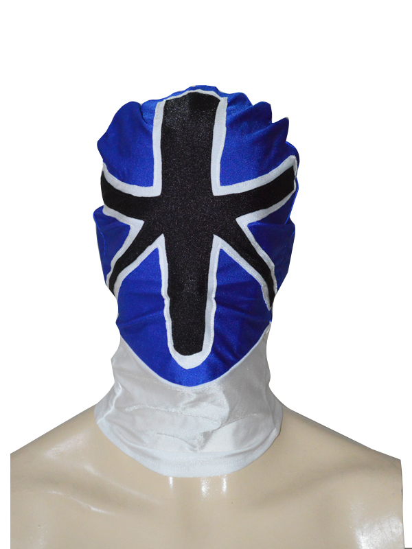 Blue & Blue Shinkenger Power Ranger Hood