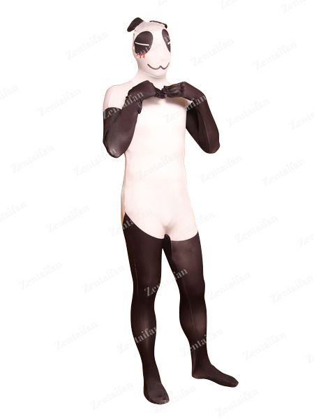 Chinese Panda Cute Animal Printting Fullbody Zentai Suit