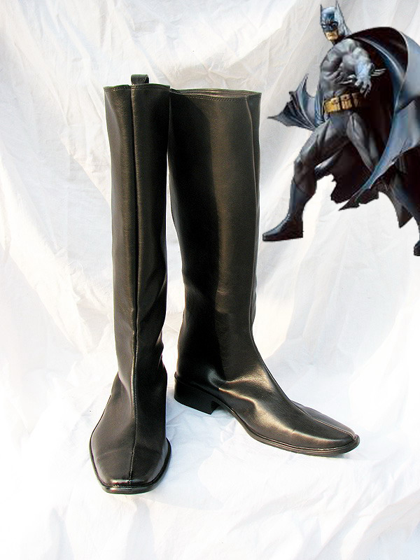 DC Comics Black Batman Cosplay Boots