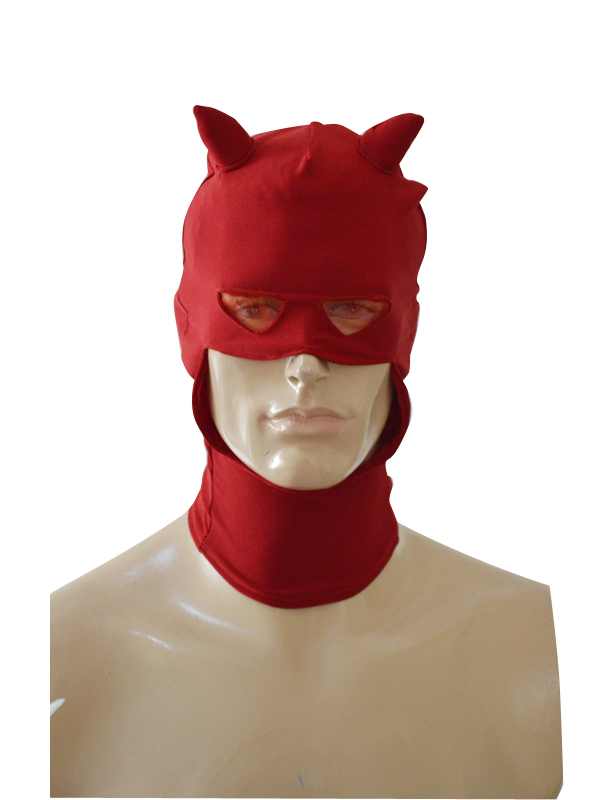 Dark Red Marvel Comics DareDevil Lycra Hood