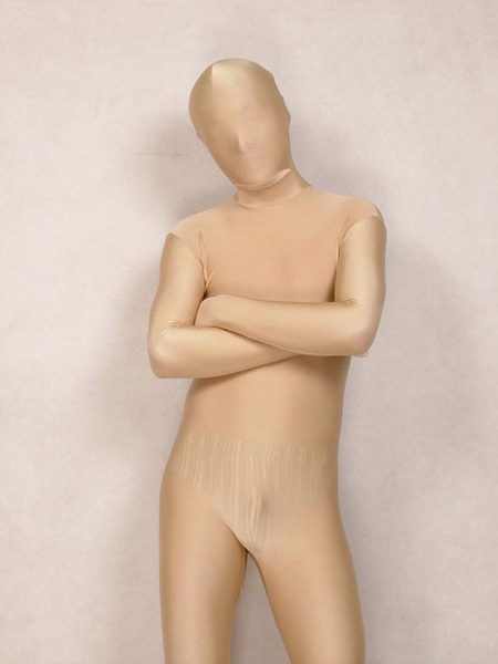 Ivory spandex Full body Zentai Suit