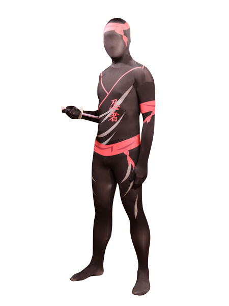 Japanese Ninja Printting Fullbody Zentai Suit