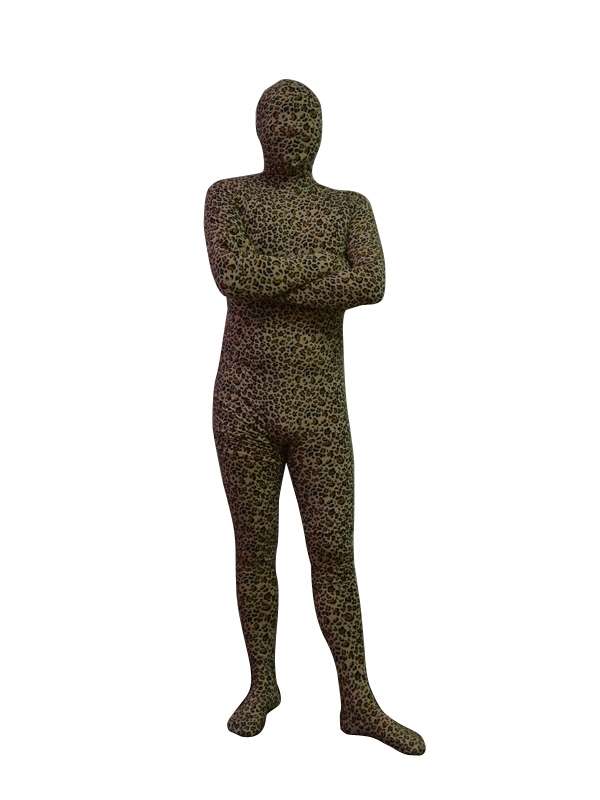 Leopard Pattern Lycra Spandex Zentai Suit