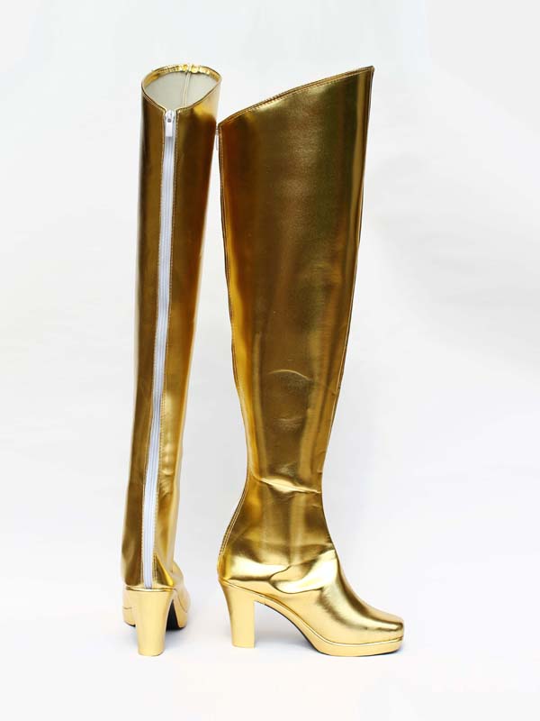 Light Golden X-men Phoenix Jean Grey Superhero Boots [SS060] - $52.67 ...