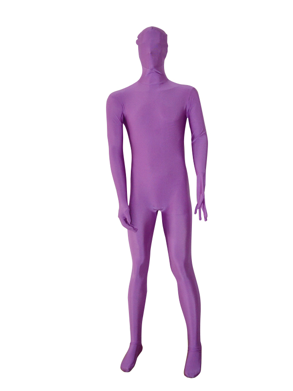 Light Purple Violet Fullbody Zentai Suit