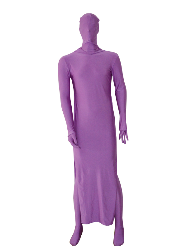 New Style Violet Fullbody Zentai Costume