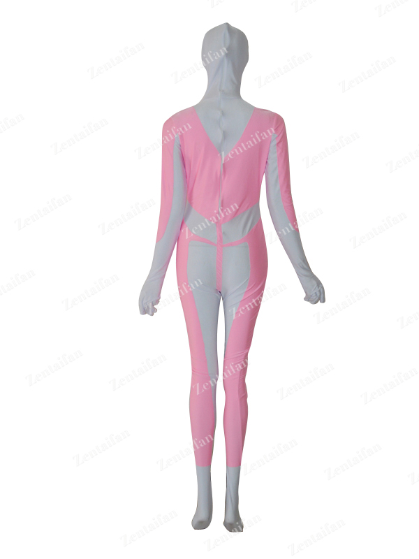 Pink & White Female Custom Superhero Costume