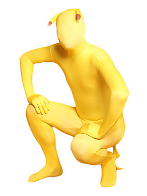 Pokemon Pikachu Cartoon Fullbody Lycra Animal Zentai Suit