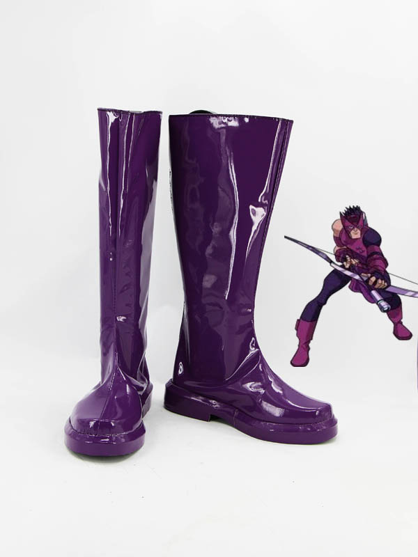 Purple Marvel Comics Hawkeye Superhero Boots