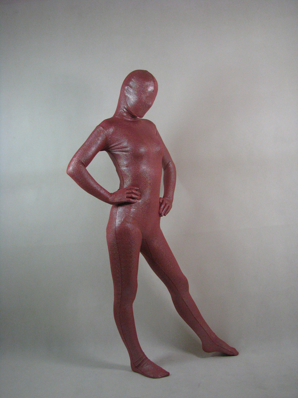 Russet Metallic Full body Zentai Suit