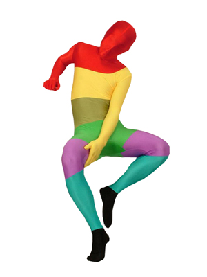 Seven color Lycra Spandex Unisex Zentai Suit