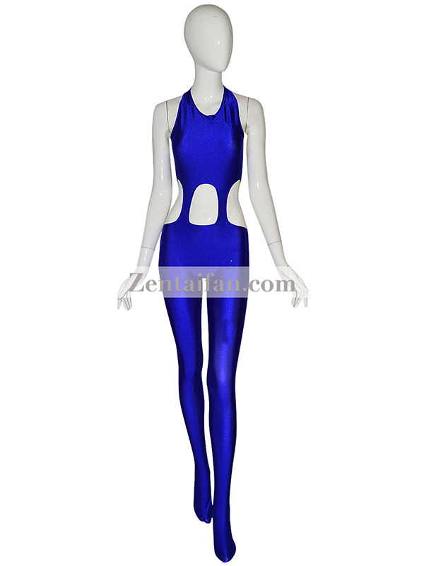 Sexy Blue Spandex Zentai suit