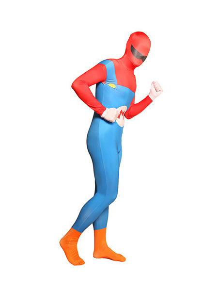 Super Mario Spandex Overalls Fullbody Zentai Suit - Click Image to Close